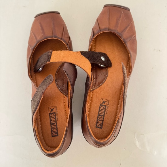 Pikolinos Gandia Leather Mary Jane Shoes Women's 8.5 - Picture 11 of 14